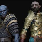 Render postáv Brok a Sindri z hry God of War.