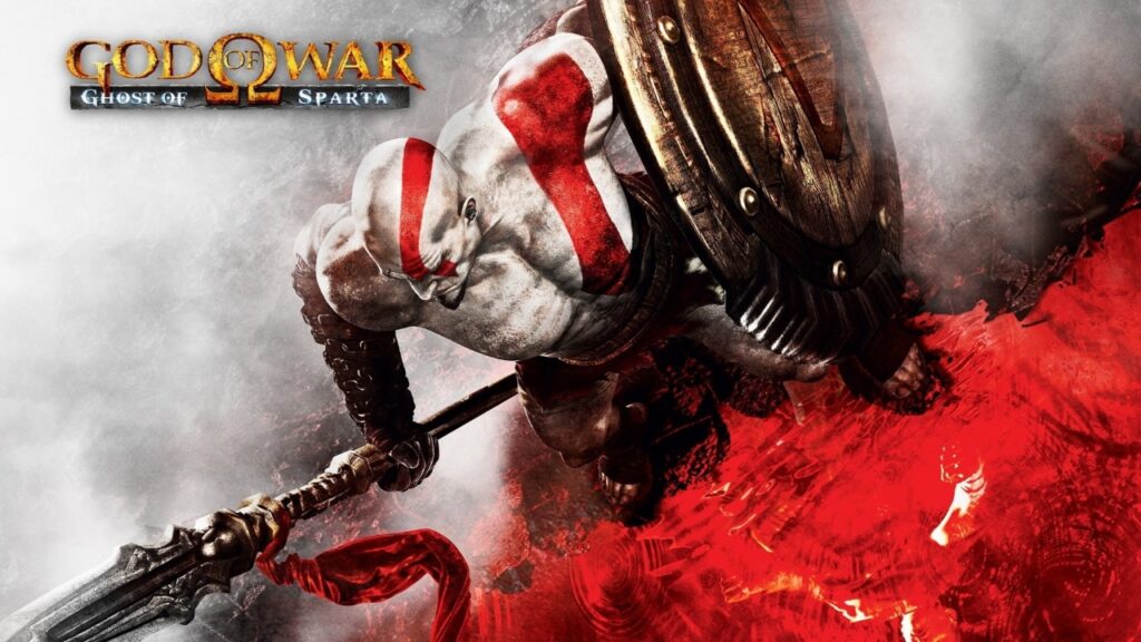 Grafika obalu hry God of War: Ghost of Sparta.
